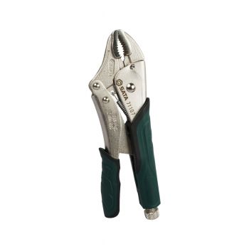 SATA คีมล็อคปากโค้ง 10" หุ้มยาง (1ตัว) (71107-510001029) 