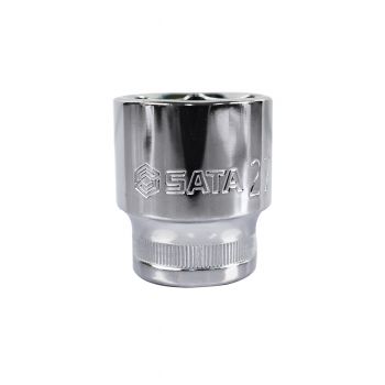 SATA ลูกบ๊อกซ์สั้นขาว 1/2 27 (6P) (1ลูก) (13316-510000834) 