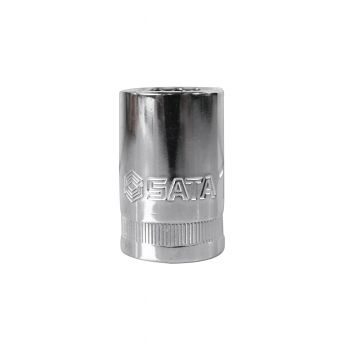 SATA ลูกบ๊อกซ์สั้นขาว 1/2 18 (12P) (1ลูก) (13609-510000856) 