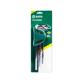 SATA กุญแจ ตัว L 1.5-10MM 6 เหลี่ยมดำ 9 ตัว (1ชุด) (09103-510001389) 