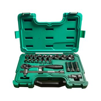 SATA ลูกบ๊อกซ์ชุด 1/2 มี 20 ตัว 6P (1ชุด) (09005-510001373) 