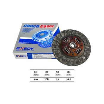 EXEDY จานคลัทช์ FORD RANGER / MAZDA FIGHTER 2.5L (WL) ขนาด 9.5 นิ้ว (1แผ่น) (S-MZD087U) 