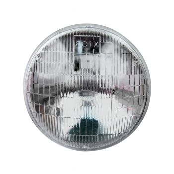 DENKI ไฟหน้า กลมเล็ก 12V3ขา (25203714) โต6นิ้ว [25203714]