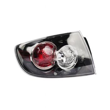 ของแท้ ไฟท้าย MAZDA3 ปี 06-10 4D 1.6 BD ซ้ายไม่ + หลอด (BR5H-51-180C) เบ้าดำ [46823939]