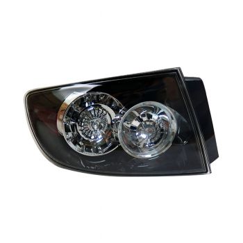 ของแท้ ไฟท้าย MAZDA3 ปี 06-10 4D 2.0 BD ซ้าย LED (BS4J-51-180B) ฝาขาวขอบชุบ [48569217]