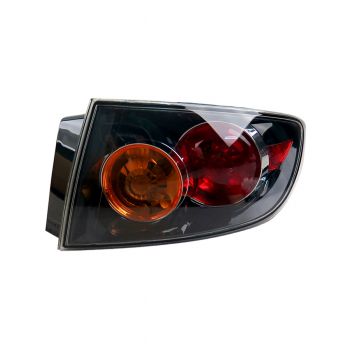 ของแท้ ไฟท้าย MAZDA3 ปี 04 4D 2.0 BD ขวา (BN9A-51-150TDO) เบ้าดำฝาเหลือง-ฝาแดงขอบฝาชุบ [49808889]