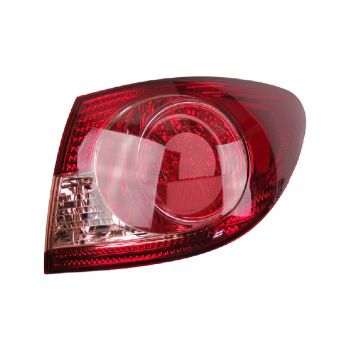 DEPO ไฟท้าย ALTIS ปี 03-04 ขวาไม่ + หลอด (112-1912R) กลมแดงLEDครึ่งดวง [49873894]