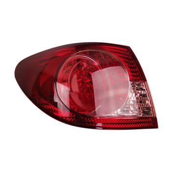 DEPO ไฟท้าย ALTIS ปี 03-04 ซ้ายไม่ + หลอด (112-1912L) กลมแดงLEDครึ่งดวง [49873900]