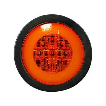 JSS ไฟท้าย LED24Vกลม สีเหลือง(วงแหวน) [51311636]