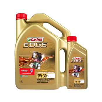 CASTROL น้ำมันเครื่อง EDGE 5W30 4 ลิตร + 1 ลิตร