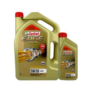 CASTROL น้ำมันเครื่อง EDGE PICKUP 5W30 6 ลิตร + 1 ลิตร