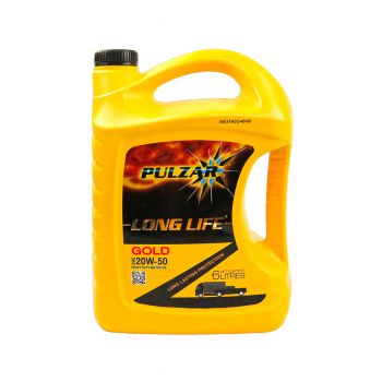 PULZAR น้ำมันเครื่อง LONG LIFE GOLD 20W50 6 ลิตร