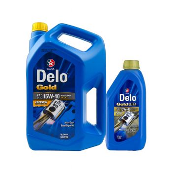 CALTEX น้ำมันเครื่อง DELO GOLD 15W40 6 + 1 ลิตร + เสื้อ