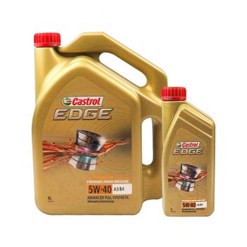 CASTROL น้ำมันเครื่อง EDGE 5W40 4 ลิตร + 1 ลิตร