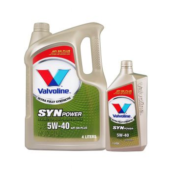 VALVOLINE น้ำมันเครื่อง SYN POWER 5W40 4 ลิตร + 1 ลิตร
