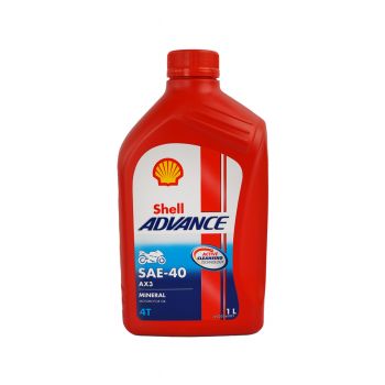 SHELL 4T ADVANCE AX3 SAE40 1 ลิตร