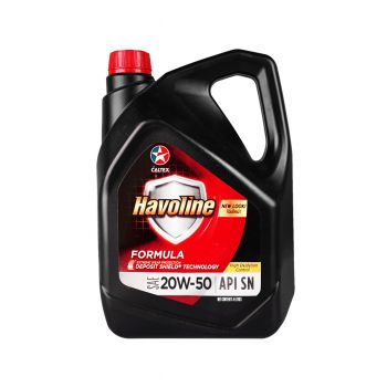 CALTEX น้ำมันเครื่อง HAVOLINE FORMULA 20W50 4 ลิตร