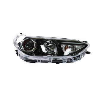 ของแท้ ไฟหน้า YARIS ปี 17 ATIV ขวา (81110-0DG60) เบ้าดำขอบโปรเจคเตอร์แดง [61010543]